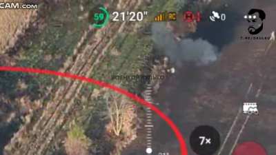 Ru POV: Ukrainian soldiers receive heavy shelling while trying to cross the Russian border at Nikolayevo-Darino, Kursk oblast