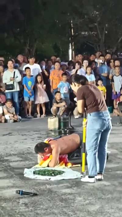 not the kind of iron body training I’m used to