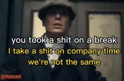 Shit on company time