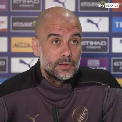 Pep Guardiola says there is a 