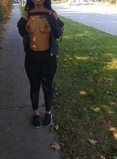 I hope nobody on the street saw me, but I hope lots of people on reddit see me!