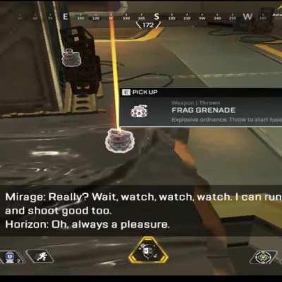 Mirage and Horizon had some interactive voicelines in season 8 which are not present in season 9! just thought I should share with you guys!