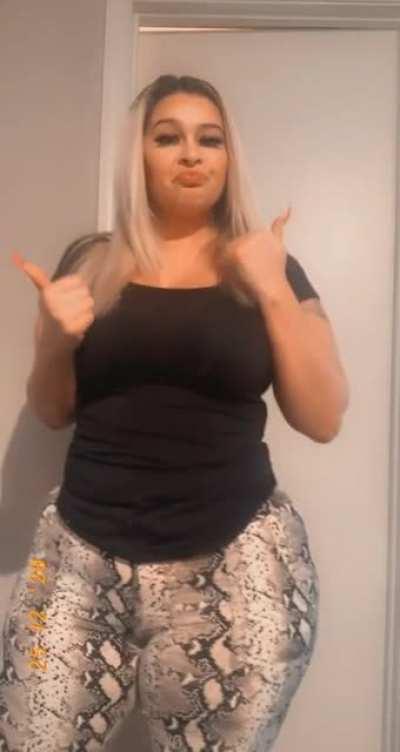 She got a big back porch.