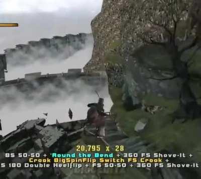 Mfs playing Dark Souls Pro Skater??