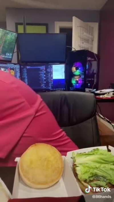 The way this dude doesn't let his disability stop him.