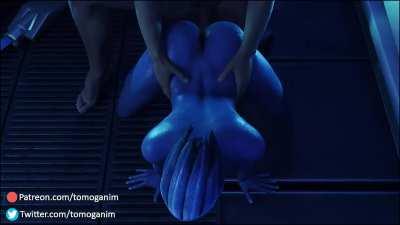 Liara T'soni doggystyle (Tomoganim) [Mass Effect]