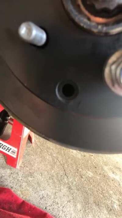 First brake job on something built in the last decade...