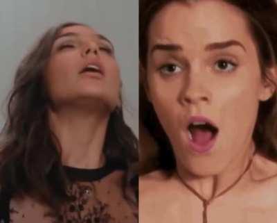 Who has the better orgasm face? Gal Gadot or Emma Watson