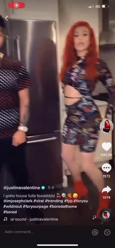 From her TikTok: @justinavalentine 🥵