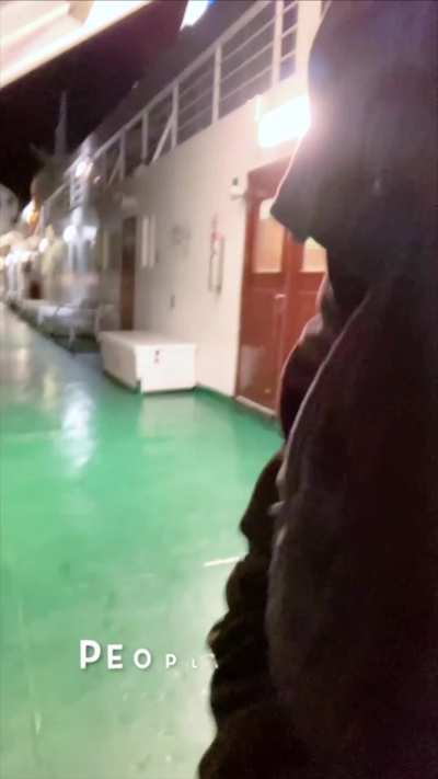I was on a ferry when the vibrations of the ship made me increasingly horny. I decided to go to the restrooms to masturbate. while touching myself, a thought popped up: why not move the naughtiness to outside of the restrooms💦🔥[f][gif]