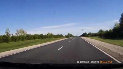 The infamous Hyundai Solaris crash that occurred in Russia, 2.8.2015.