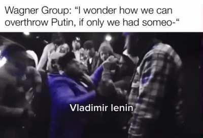 When Lenin comes back to life to realize Russian history is repeating itself and modern communists are on the wrong side