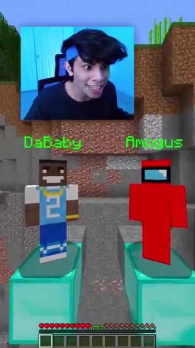 Brave man saves dababy and amogus (emotional)