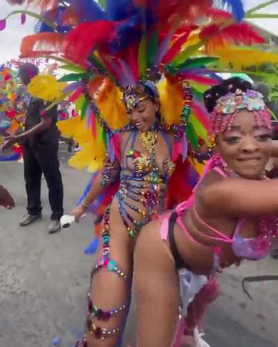 chloe bailey at the st lucia carnival