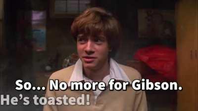 Mel Gibson gets high