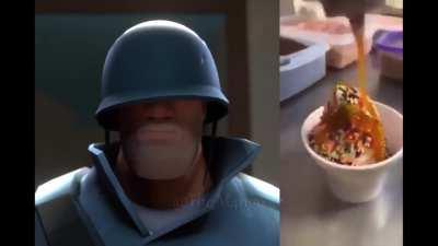 Soldier would genuinely believe this is real and somehow being undone