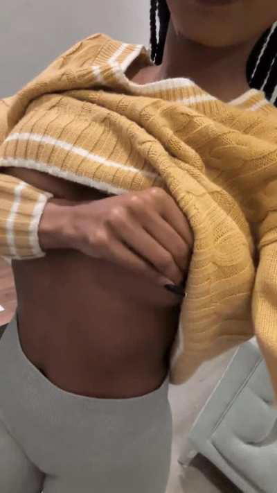 What is the best way to use breasts in sex?
When I'm on top and they bounce like little softballs, or when you're on top and sucking them while you fuck me?