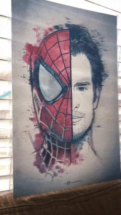 I combined my friends art to a 3D lenticular print. artist is el illusionista from chile