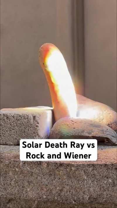 Solar death ray vs your wiener