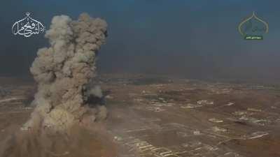 Edit of three videos released by Jabhat Fataḥ al-Shām of the capture of Al-Hikma School, Aleppo [Syria] (July, 2016)