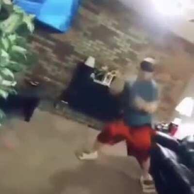 Kid gets knocked out