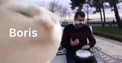 Boris just be vibing