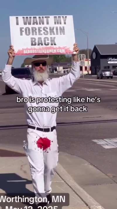 Man wants his foreskin