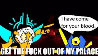 He has come for B L O O D