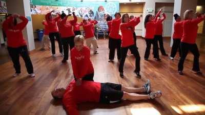 Remember, if you need to give someone CPR, push to the beat of Sulfur