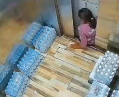 Going off the elevator like this