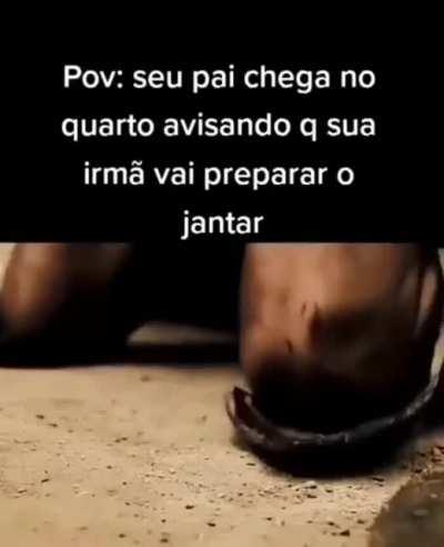 Isso me lembrou da vez que minha irmã cozinhou massa com carne de soja...