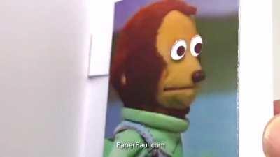 These amazing pop up cards based on famous GIFs