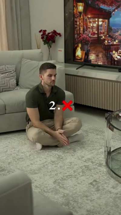 Alpha Male influencer shows how to sit like a real man 🤡