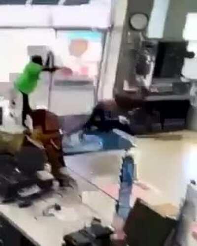 Flashing the entire store after being caught stealing