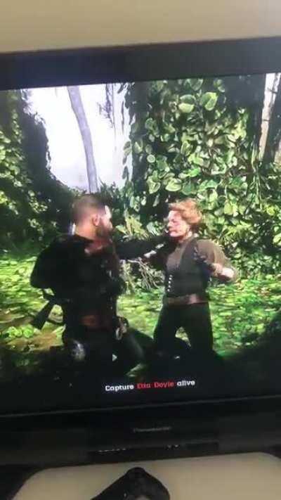 The legendary bounty Etta Doyle can take a punch or two......