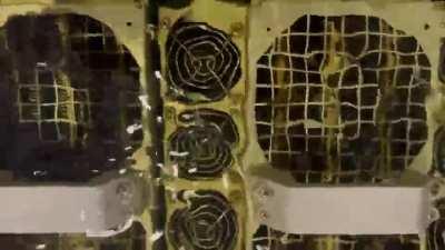 Immersion cooled Bitcoin mining [ASMR]