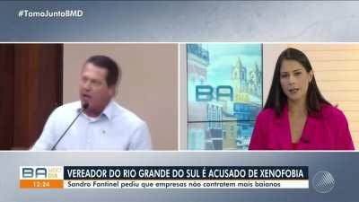 'Esse vereador ficou revoltado porque os trabalhadores escaparam e denunciaram as condições degradantes. A gente toca até tambor muito bem, temos praias lindas. Mas nossa cultura não é só isso, não. Nossa cultura é de não se deitar para autoritários, tira