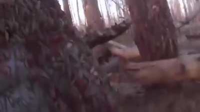 An episode of fighting in the Serebryansky forest in the Luhansk region, through the eyes of soldiers of the International Legion. [Published 25.05.2025]