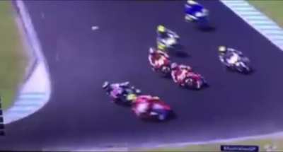 headbutting a seagull out of the way mid race