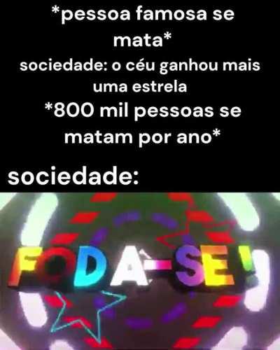 porra, quando que a sociedade vai ligar mais pras pessoas com depress&atilde;o