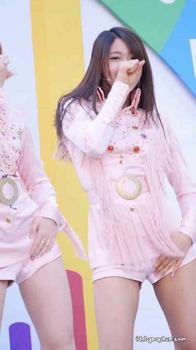 AOA - Seolhyun: Touching Herself On Stage