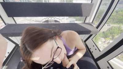 Fun on the Ferris wheel