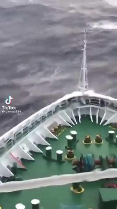 Just a speck on the ocean