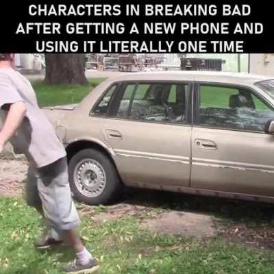 Several phones were harmed in the making of this show