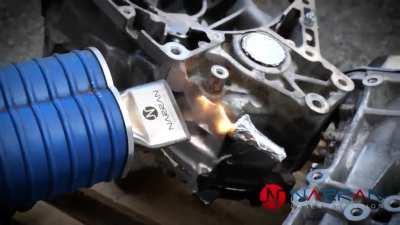 500W laser DOHC VTEC engine cleaning