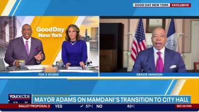 Curt Menefee & NY Mayor Eric Adams go at it on Good Day New York after election day