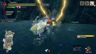 As a new MH player, getting this clip after countless missed counters and ultimate discharges was the most satisfying thing ever