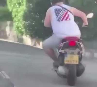 Me on twisties dragging knees