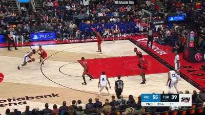 [Highlight] Tyrese Maxey all buckets from career high 44 pts, 15/20 FG vs Toronto