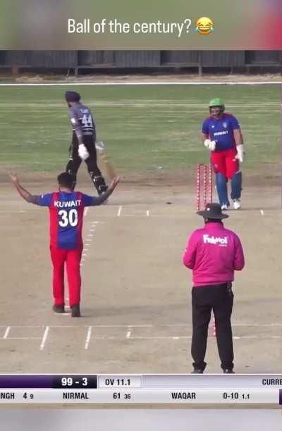 Batsmen had 2 business days to hit but instead he.....